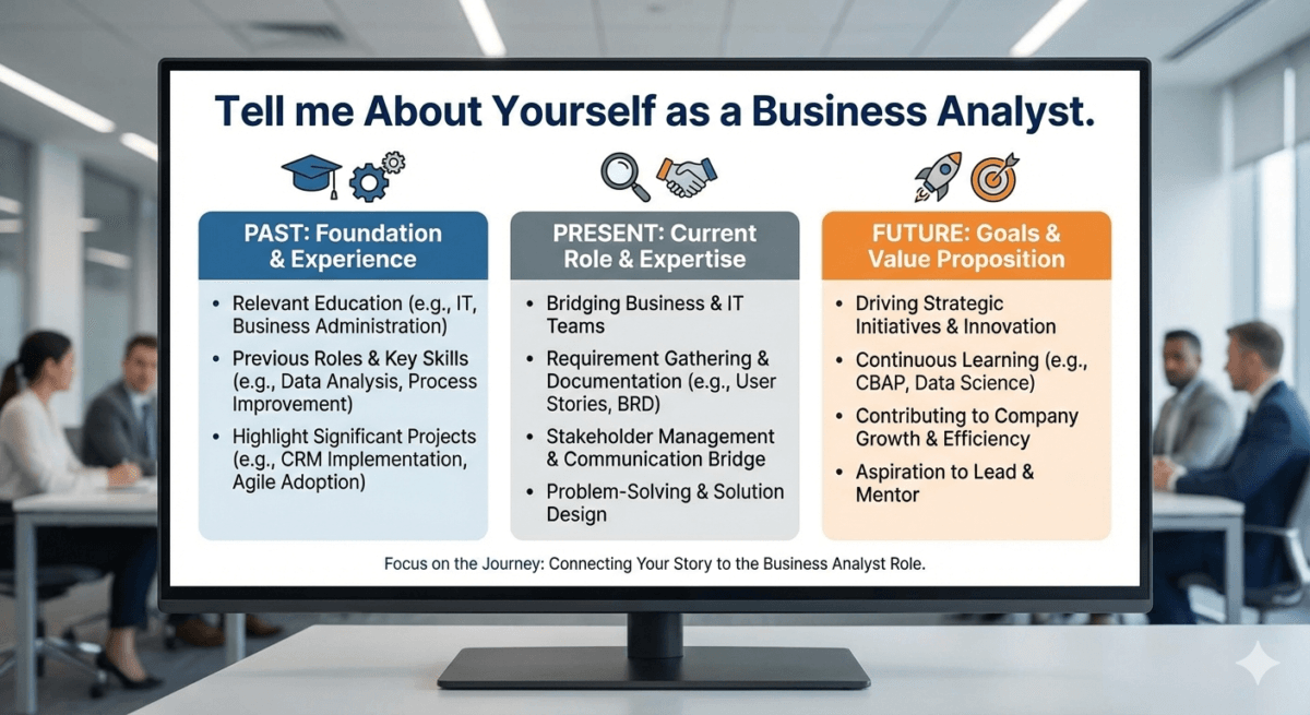 Tell me About Your self as a Business Analyst.