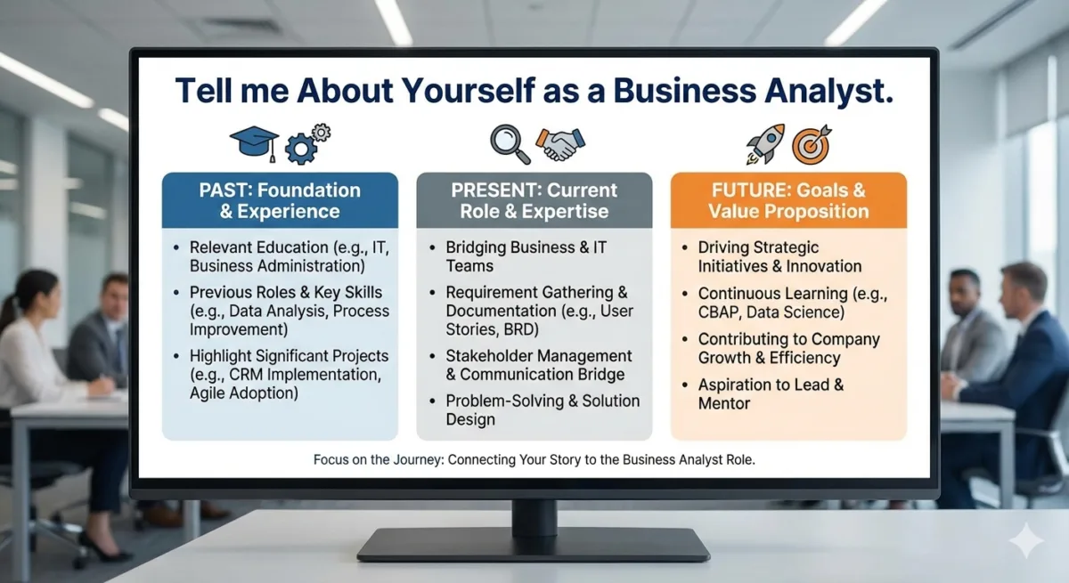 Tell me About Your self as a Business Analyst.
