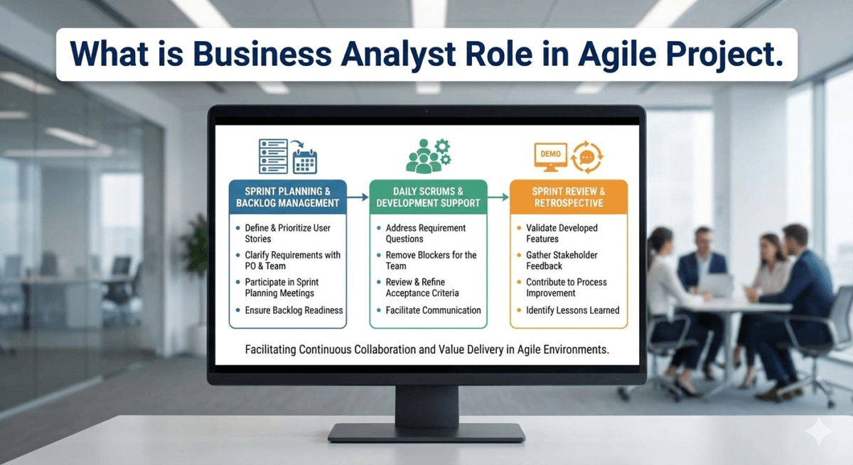 What is Business Analyst Role in Agile Project.