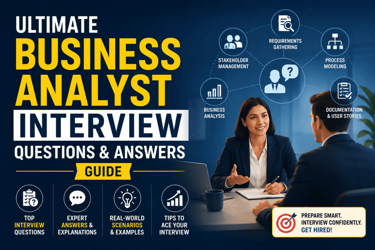 Ultimate Business Analyst Interview Questions & Answers Guide