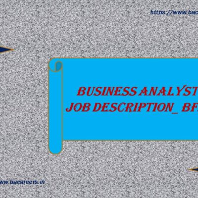 Business Analyst Job Description BFSI