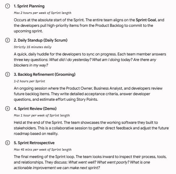 The 5 Essential Scrum Ceremonies