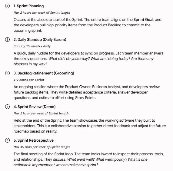 The 5 Essential Scrum Ceremonies