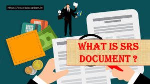 SRS full form infographic showing Software Requirements Specification and its key components, including functional requirements, non-functional requirements, interfaces, constraints, and system specifications.