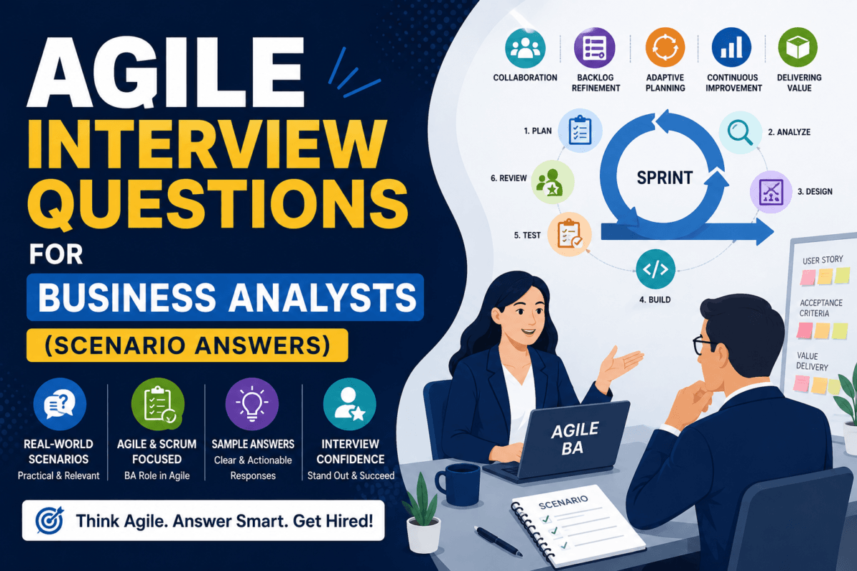 Top Agile Interview Questions & Answers for Business Analysts (Scenario Answers)
