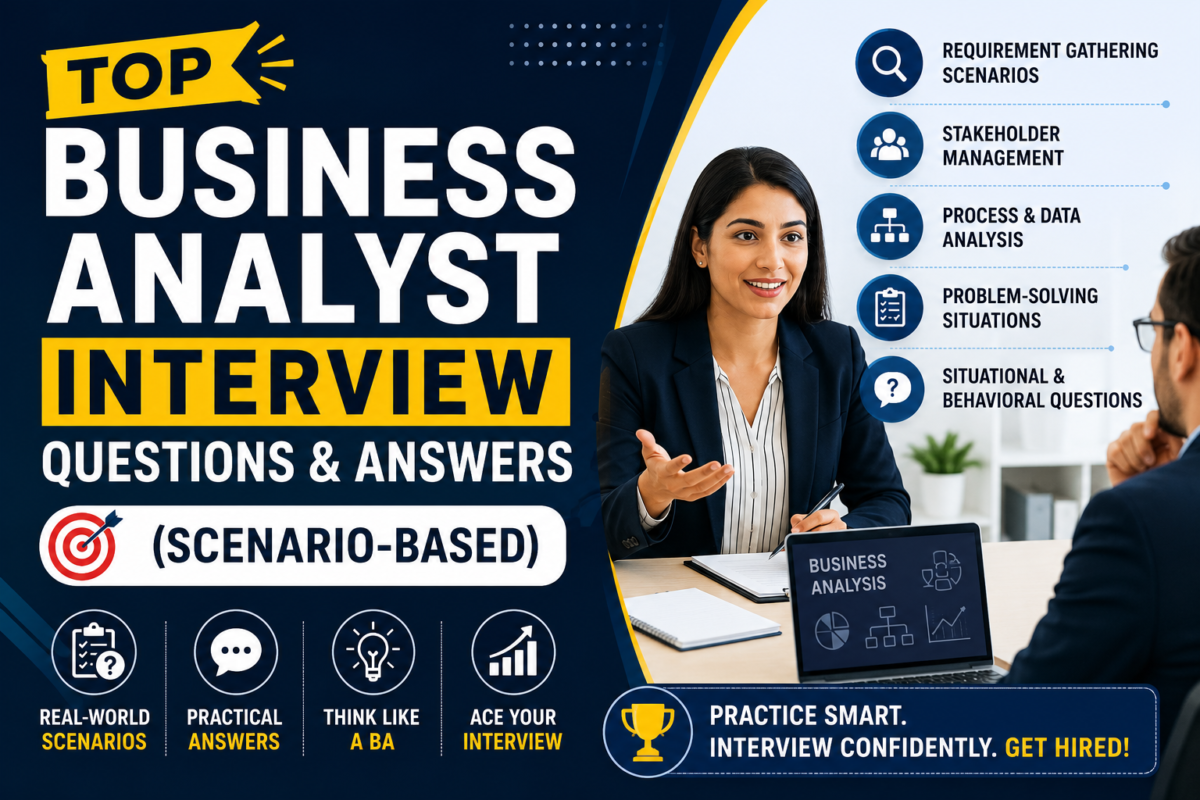 Top Business Analyst Interview Questions & Answers (Scenario-Based)