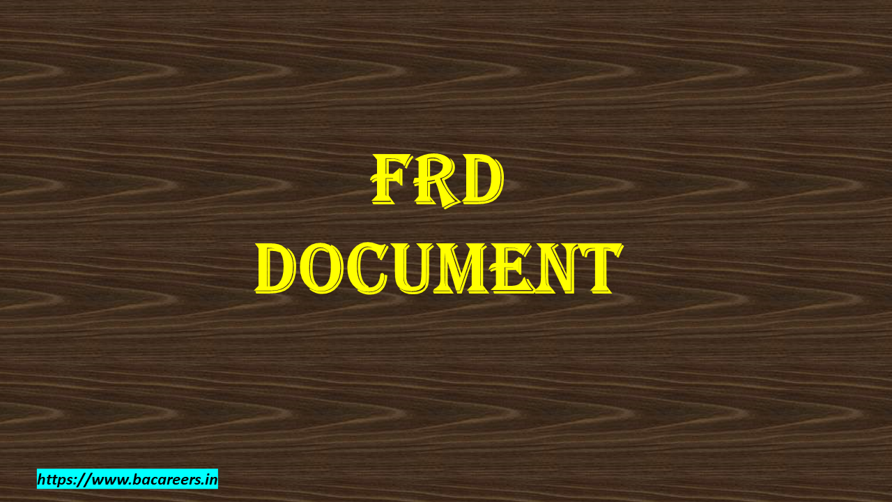 FRD Document