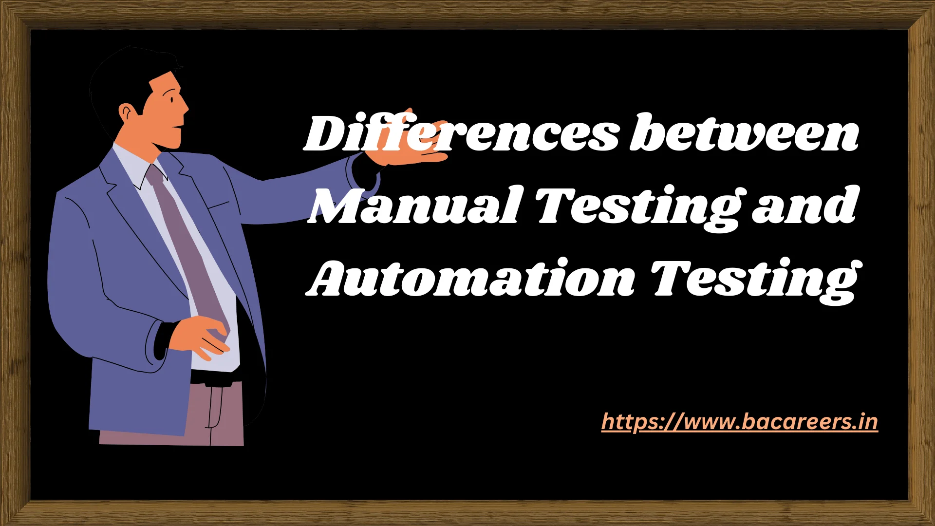 Differences between Manual Testing and Automation Testing