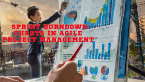 Sprint Burndown Chart in Agile Project Management showing ideal and actual remaining work across sprint days, used to track Scrum team progress toward the sprint goal.