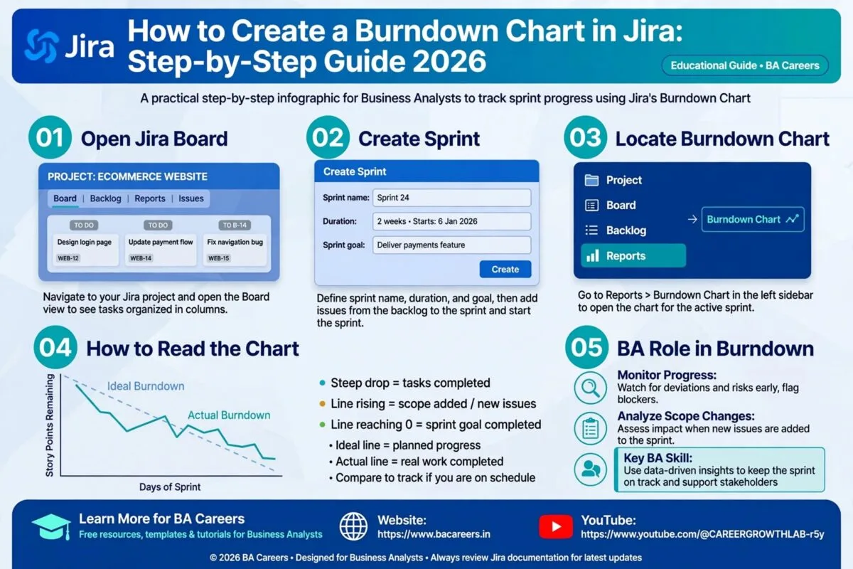 How to Create a Burndown Chart in Jira: Step-by-Step Guide (2026)