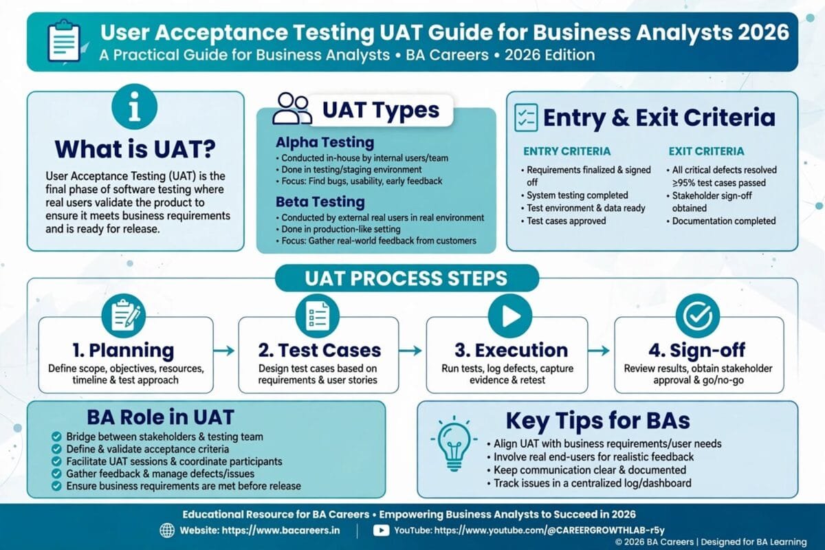 User Acceptance Testing (UAT) Guide for Business Analysts