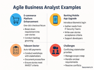 Agile Business Analyst examples