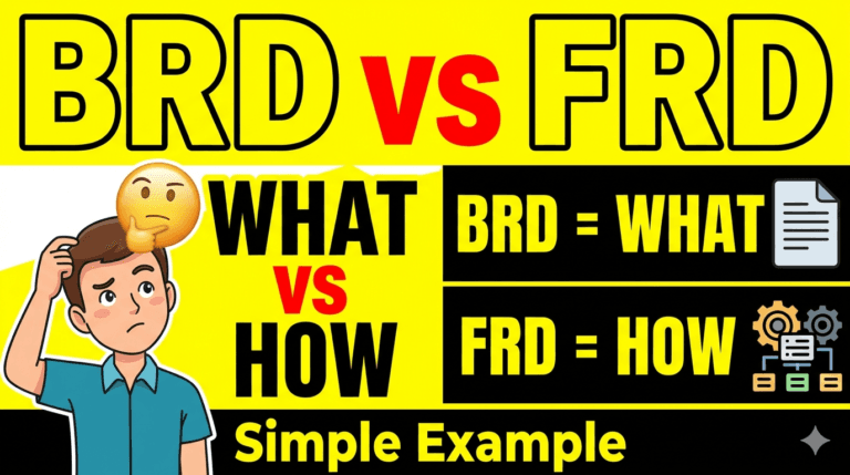BRD vs FRD Difference with Examples | Business Analyst Guide for ...