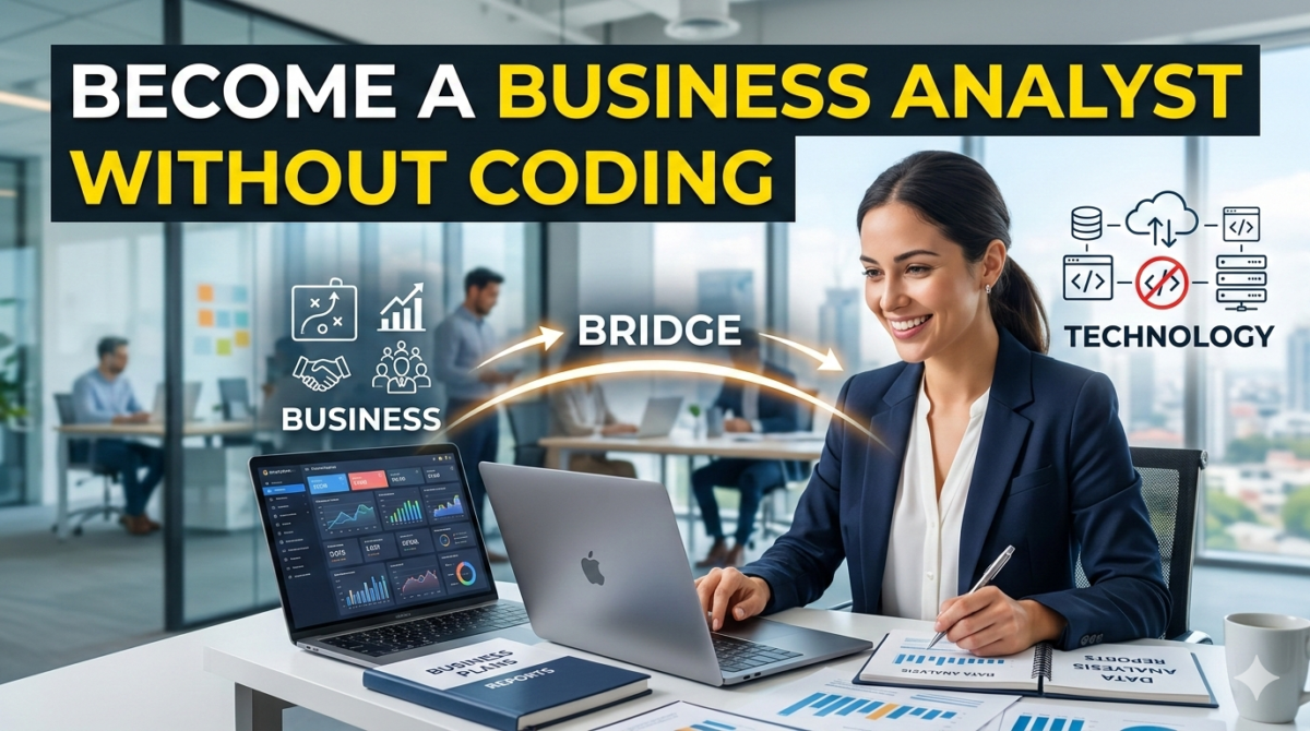 Business Analyst Without Coding: Step-by-Step Career Guide