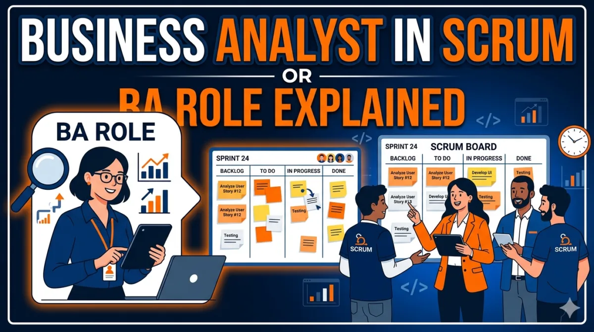 Role of Business Analyst in Agile Scrum: Responsibilities, Skills & Real Project Example