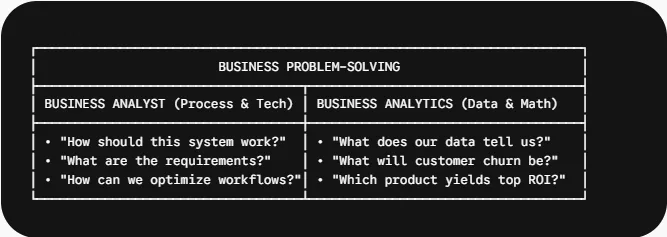 Business Analyst and Business Analytics